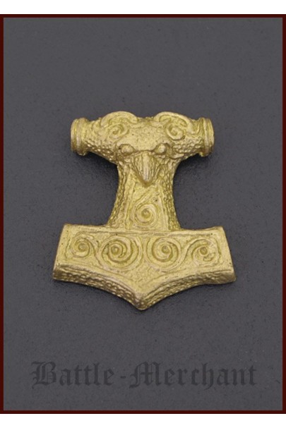 Thor's hammer from Skåne, brass, small