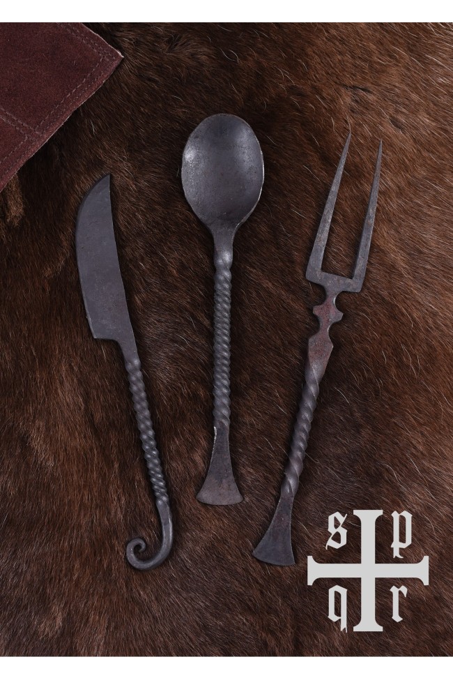 Hand-Forged Medieval Cutlery