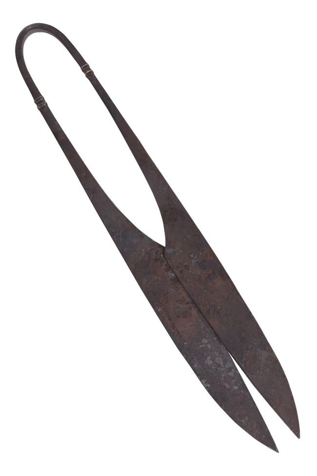 Medieval Spring Scissors, Hand-Forged Spring Steel