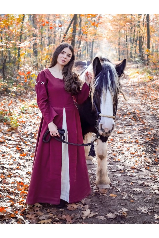 Vestido medieval rojo new arrivals